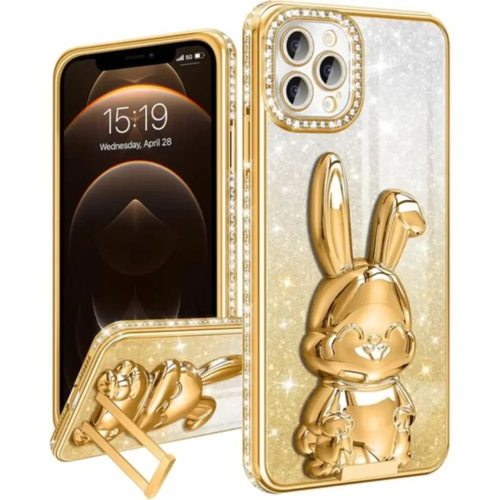NEW Cora Logo Apple iPhone 14 Pro Gold Case‎ - (3791)